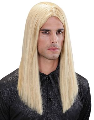 Lang Blond Paryk i God Kvalitet