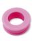 Rosa Piercing Tunnel i Silikone med Bred Kant