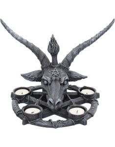 Baphomet Pentagram til fyrfadslys 27 cm