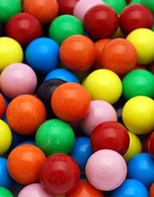 3 kg Zed Gobstoppers - Kæmpestor Pose med Farverige Evighedskugler 21-22 mm