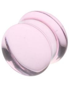 Rosa Pyrex Piercing Plug