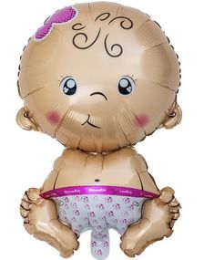 Baby Folieballon - Pige 50x80 cm