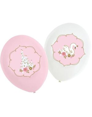 6 stk Latex Princess for a Day Ballonger 27 cm