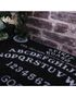 Sort Spirit Board / Ouija Bræt Dørmåtte 75x45 cm