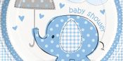 Babyshower Blue Elephant