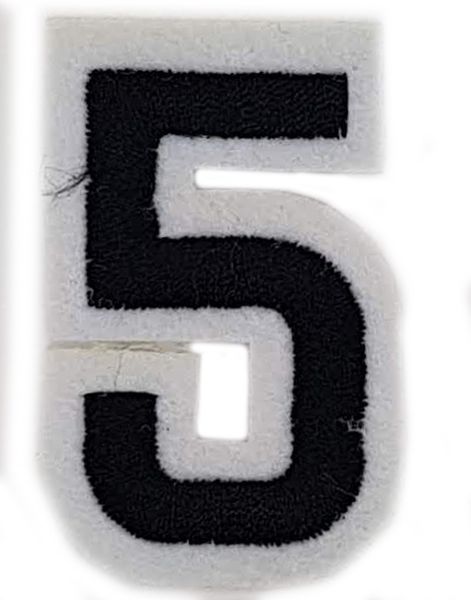 Tallet 5 - 5 cm Strygemærke