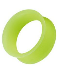 Excentrisk Yellow - Gul Piercing Tunnel som LYSER I MØRKET