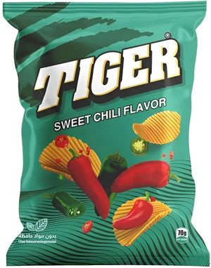 Potetgull med Sweet Chilismak - Tiger 70 gram