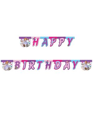 Happy Birthday Banner 190 cm - Pearl of the Sea