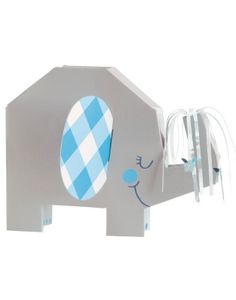 Baby Blue Elephant Borddekorasjon 18 cm