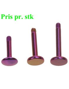 Lilla Labret stang i Titan til 1,2 mm Kugle
