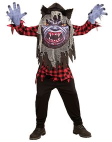 Varulvekostume til Børn med Stor Maske