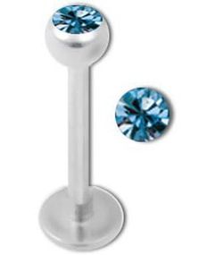 Labret med Lyseblå Sten