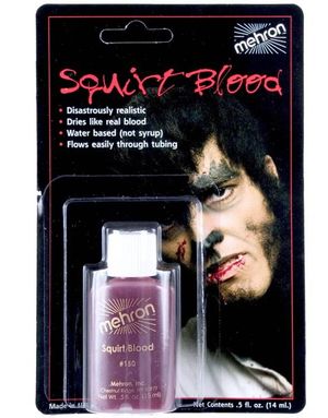 Performance Squirt Blood Bright Arterial - 14 ml Mehron Professionelt Blod