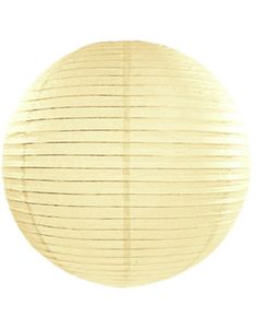 1 stk Cremefarvet Papirlanterne 25 cm