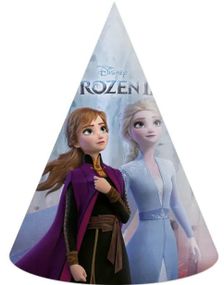 6 stk Partyhatte - Frost 2 - Disney Frozen 2