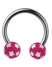 Stardom Eyebrow Piercing - Pink - 1.2 x 10 mm