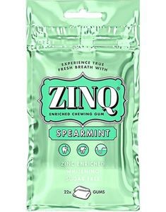 Zinq Tyggegummi med Spearmintsmag 31,5 gram