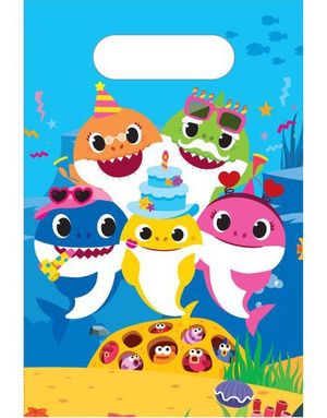 8 stk Godtposer Baby Shark
