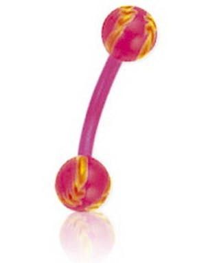Right Way Pink - 1.2 x 8 mm Øjenbrynspiercing