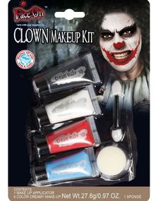 Sminkesett med Svamp, Sminkebørste og Color Make-Up Cream i 4 Forskjellige Farger