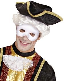 Hvid Phantom Øjenmaske