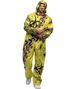 Gult Radioaktivt Biohazard Kostyme med Maske til Mann - XL/XXL