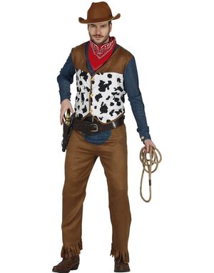 Klassisk Cowboy Kostyme til Mann