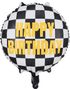 Happy Birthday - Rutete Folieballong 35 cm