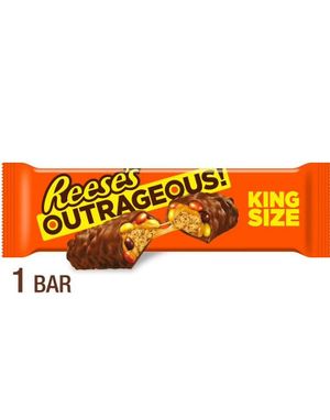 Reese’s Nutrageous Bar med Reese's Pieces og Peanøttsmør 83 gram (USA Import)