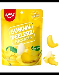 Peelerz Gummy Banana - Skrellbart Gelegodteri med Banansmak 65 gram