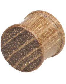 Ægte Teaktræ Plug - Organisk Piercing Plug