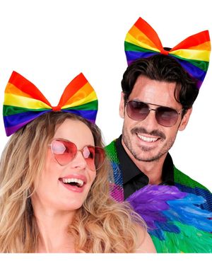 Regnbue Sløjfe Hårbånd