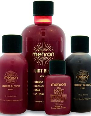 Performance Squirt Blood - Bright Aterial Mehron Professionelt Teaterblod