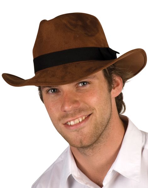 Brun Indiana Jones / Cowboyhat
