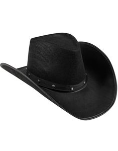 Sort Cowboyhat med Nitter