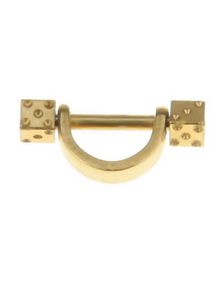 Double Dice Tragus/Helix - Guld - 1,2 x 8 mm