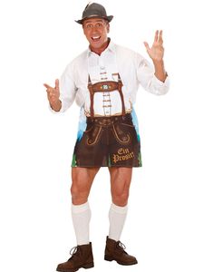 Oktoberfest Bavarian Forklæde med Fotorealistisk