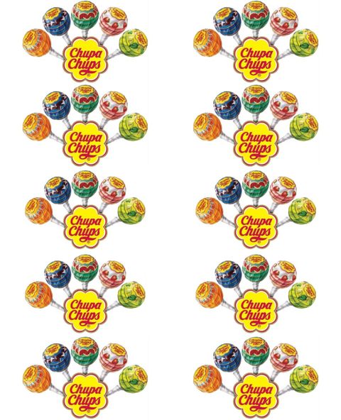 50 stk Chupa Chups Slikkepinde / Kærlighed på pind