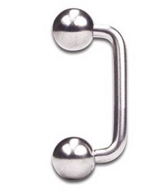 Staples Barbel piercing i Titan 90 Grader 1,6 x 12 mm