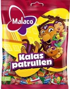 Malaco Kalaspatrullen - Pose med Forskjellig Godteri 138 gram