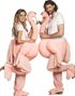 Flamingo Piggyback / Ride On Unisex Kostyme