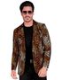Leopardmønstret Blazer til Mann - L
