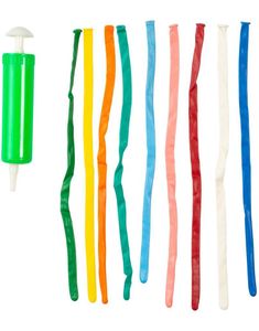 20 stk 70 cm Fargerike Figurballonger med Pumpe