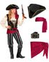 Fryktløs Piratkostyme til Jente