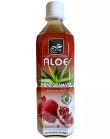 Tropical Aloe Vera Granateple Leskedrikk 500 ml