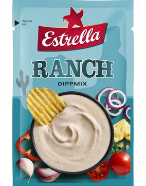 Ranch dippmix 26 g - Med mild tomat-, løk-, og hvitløksmak