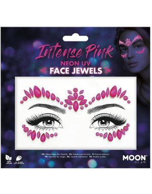 Intense Pink Neon UV Ansigtssten / Smykker