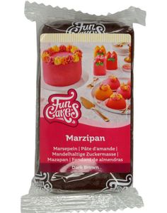 Funcakes Marsipan - Mørk Brun 250 gram