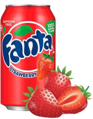 1 stk Fanta Strawberry 355 ml (USA Import)
